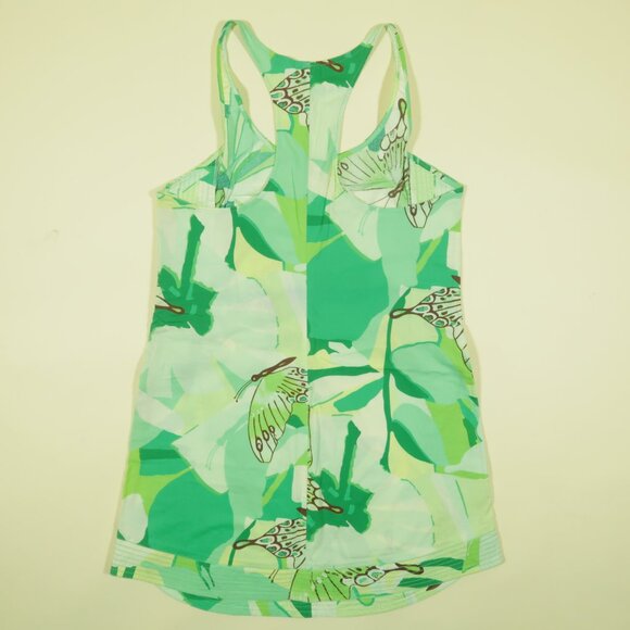 Farm Rio Mini Dress Womens M Green Butterfly Print Sleeveless - Picture 3 of 8